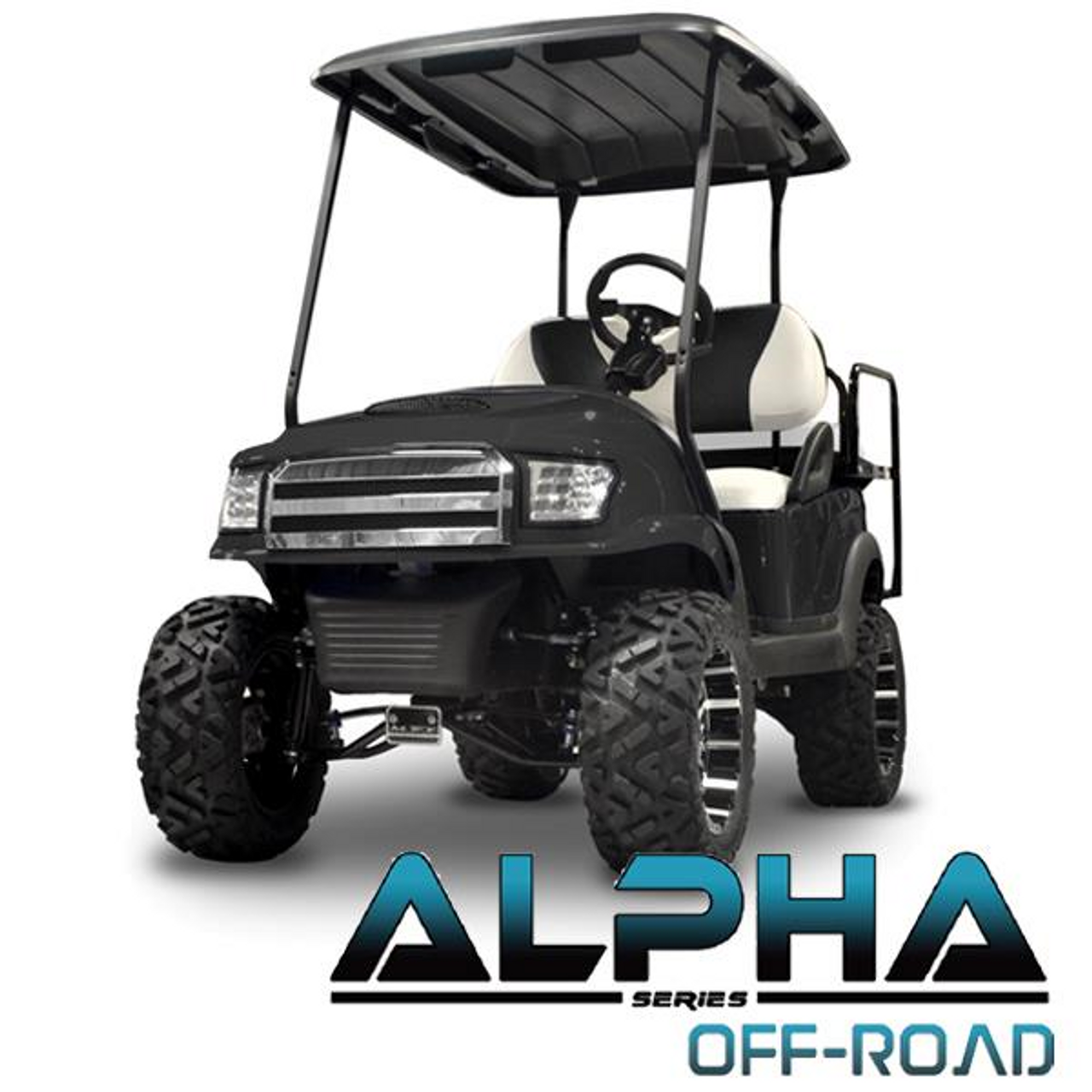 Club Car Precedent ALPHA Off-Road Front Cowl Kit in Black (2004+), 05-028CO