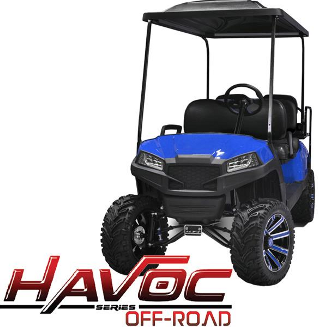 Yamaha G29/Drive HAVOC Off-Road Front Cowl Kit in Blue (2007-2016), 05-047CO