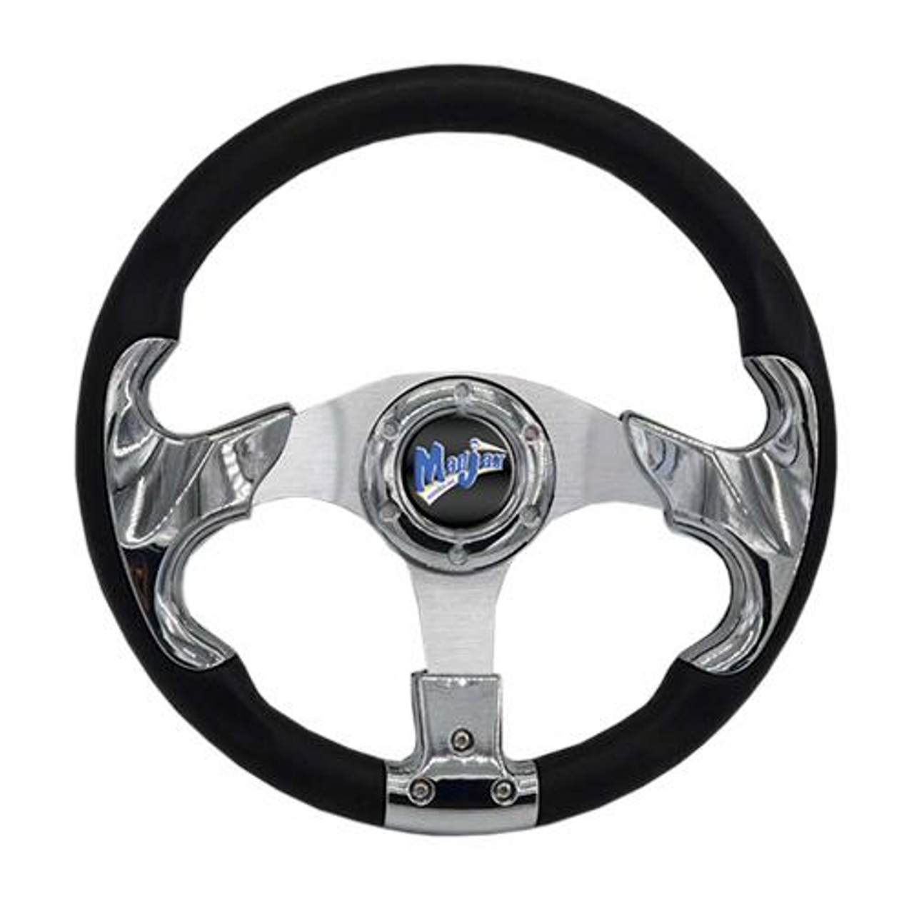 MadJax 13 Chrome Razor Steering Wheel, 06-010