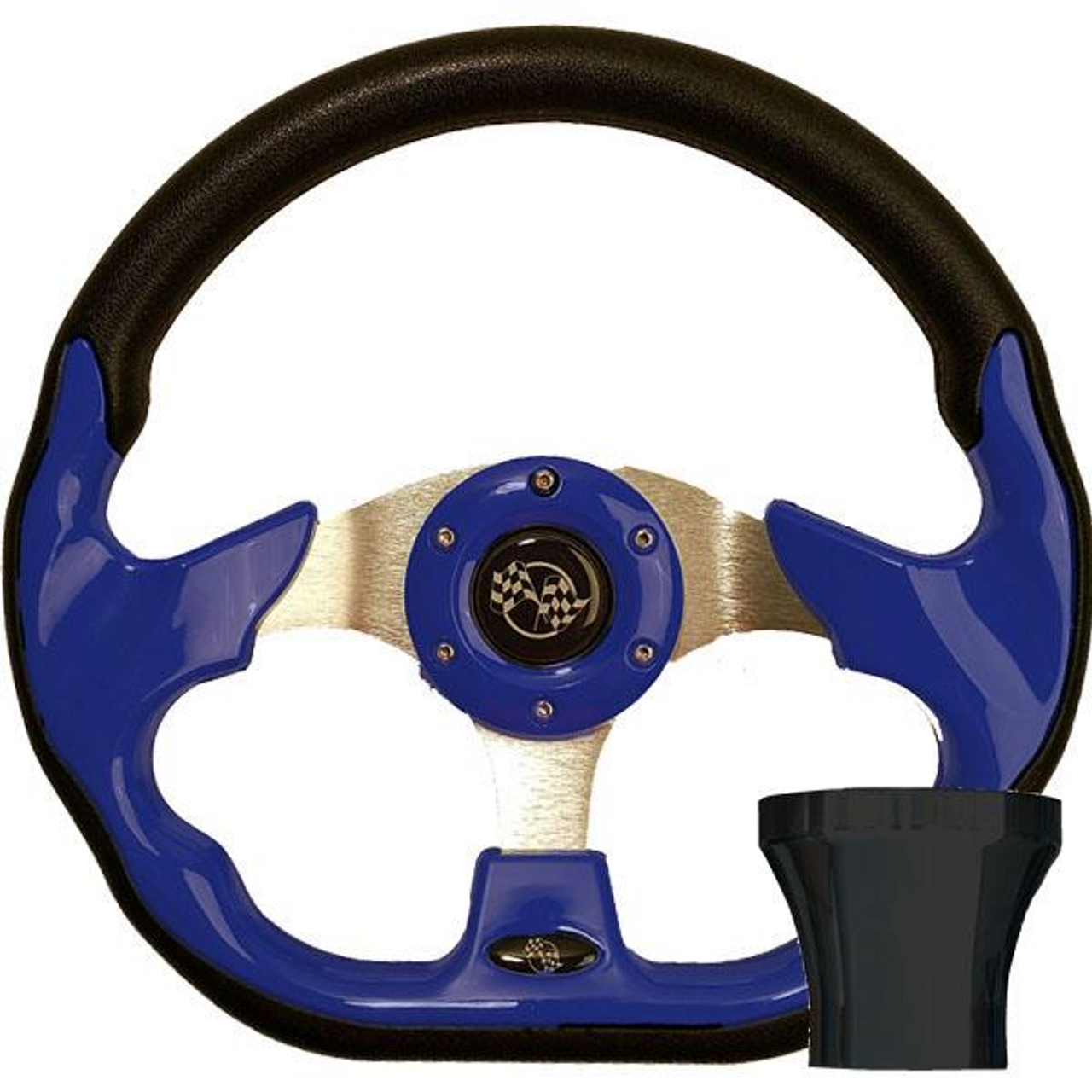 Blue Racer Steering Wheel Kit E-Z-GO (All Models) 1994-Up Golf Cart, 06-093