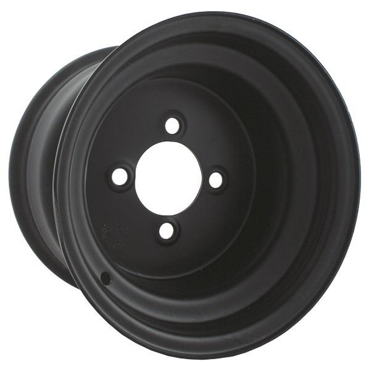 10x7 Black Steel Wheel (3:4 Offset), 10330