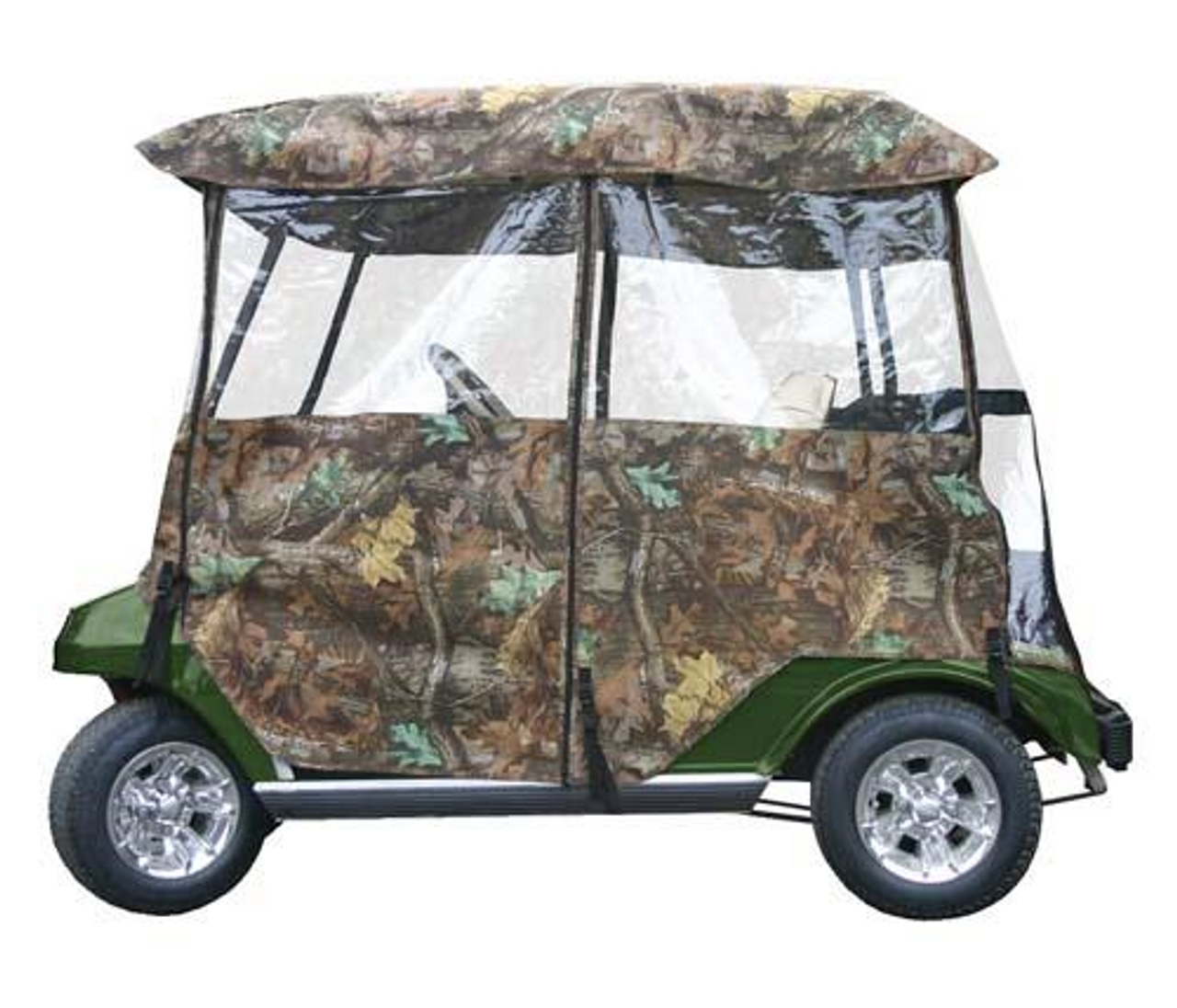 Tan 4-sided 2-Passenger Enclosure (Universal Golf Cart Fit), 10740