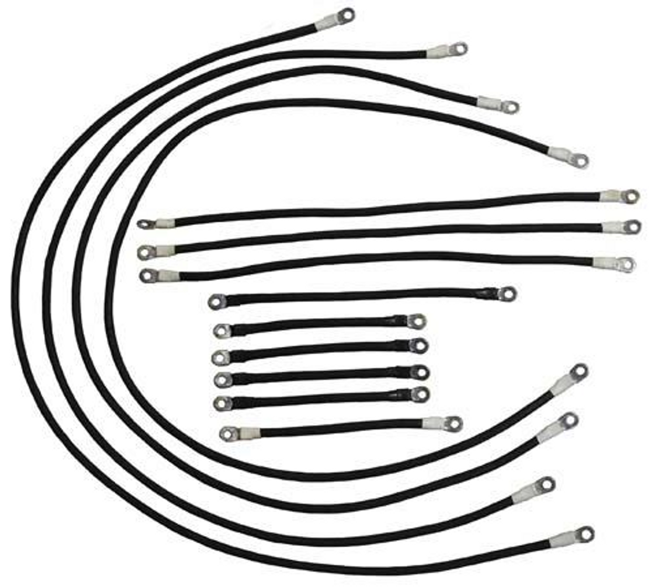 Weld Cable Set, 4 Ga, 600A, E-Z-GO Series, 1248