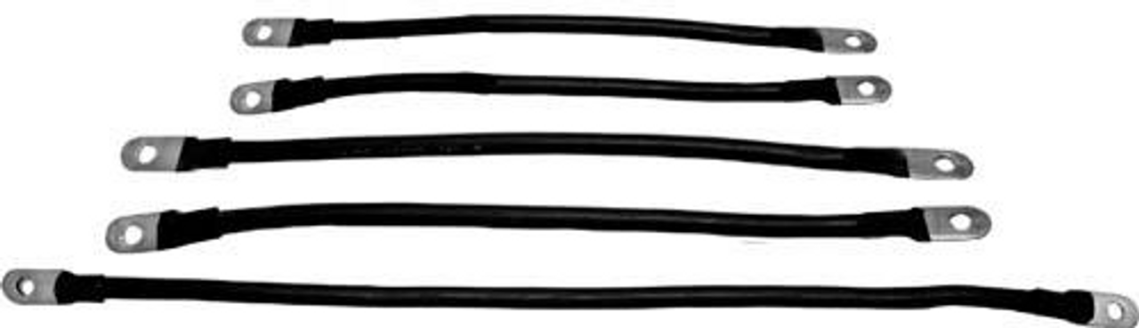 BATTERY CABLE SET (5 pieces) 6GA E-Z-GO 1986-1/2-94, 1254, BAT-1003