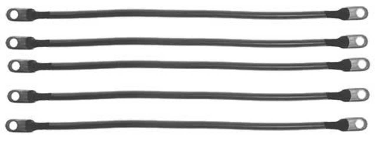 Battery Cable Set 6Ga Club Car Yamaha36V, 1256, 1010958