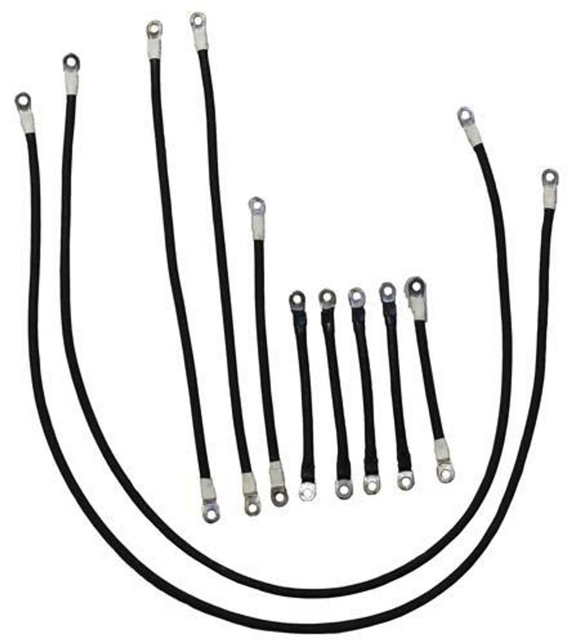 Weld Cable Set, 4 Ga, 600A, E-Z-GO Pds/Dcs, 1258