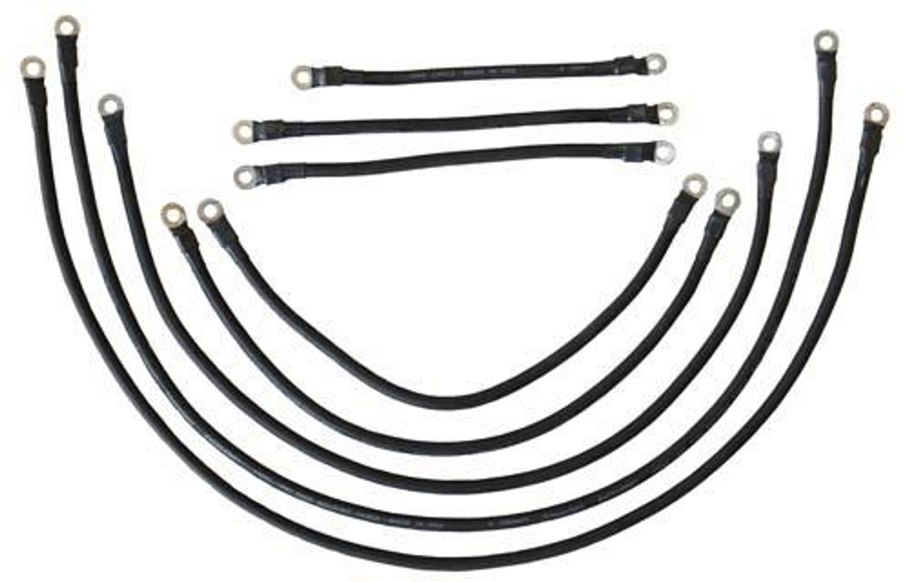 Weld Cable Set, 4 Ga, 600A, Yamaha G29/Drive, 1261