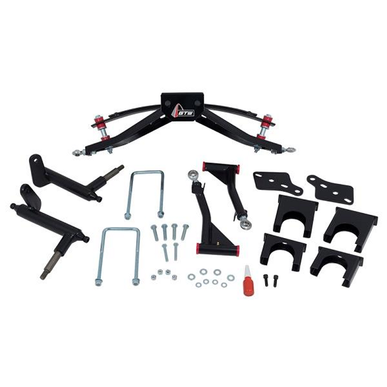 GTW 6" Double A-arm Lift Kit for Club Car Precedent Golf Cart (Years 2004-Up), 18140, LIFT-563