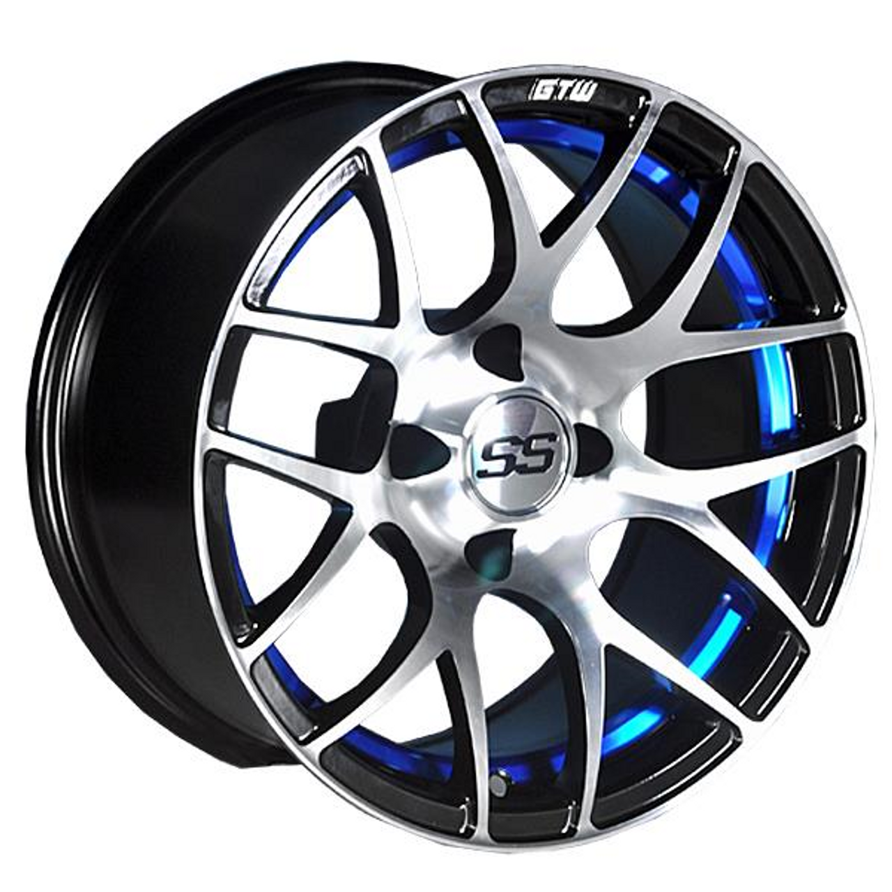 GTW Pursuit 14x7 Blue Wheel, 19-105