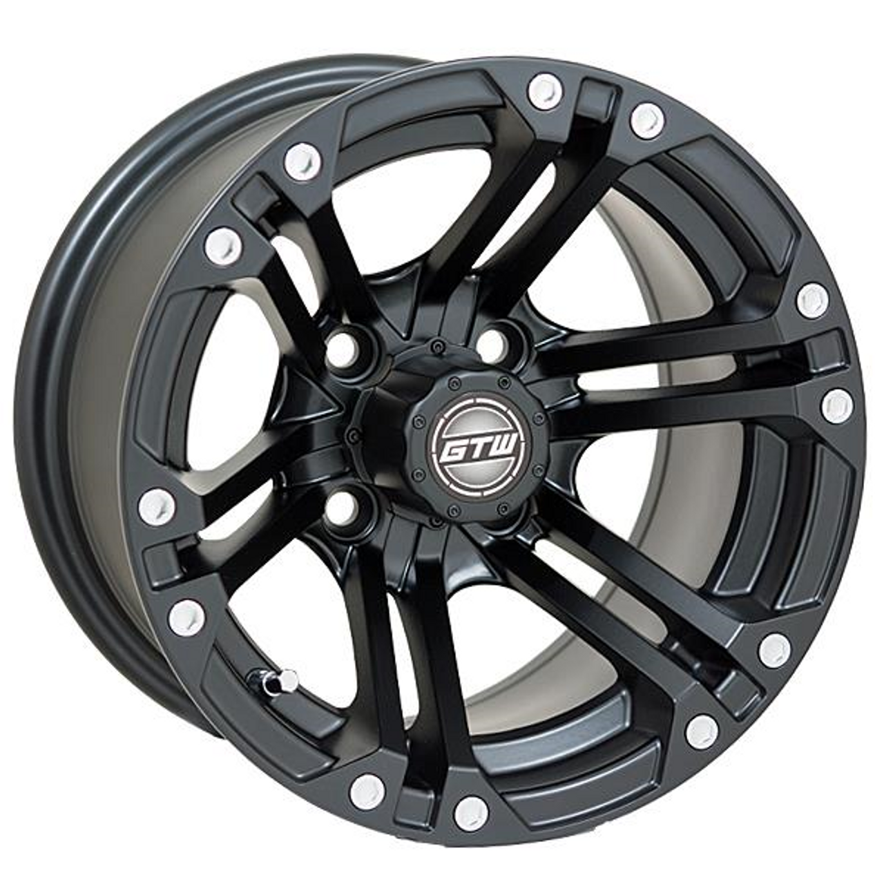 GTW Specter 12x7 Matte Black Wheel, 19-150