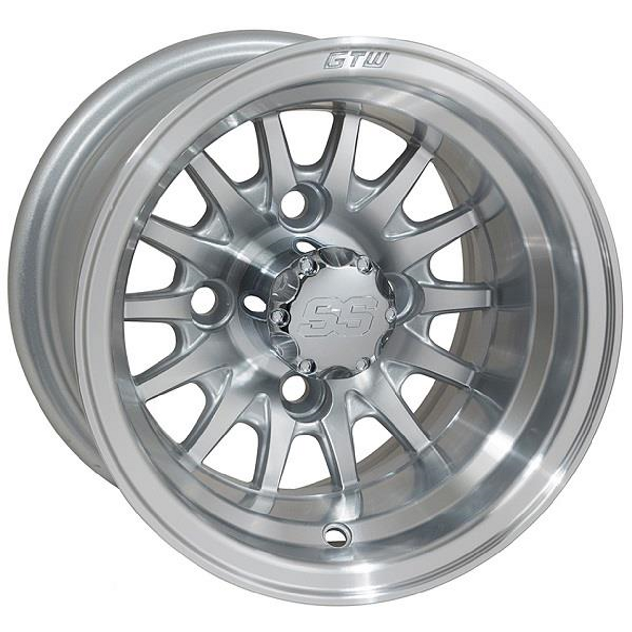 GTW Medusa 10x7 Machined Silver Wheel, 19-155