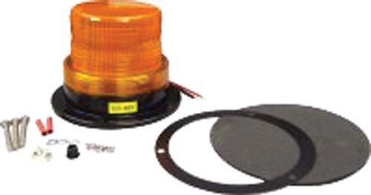 Amber 12-48 Volt Strobe Light (Universal Golf Cart Fit), 28134