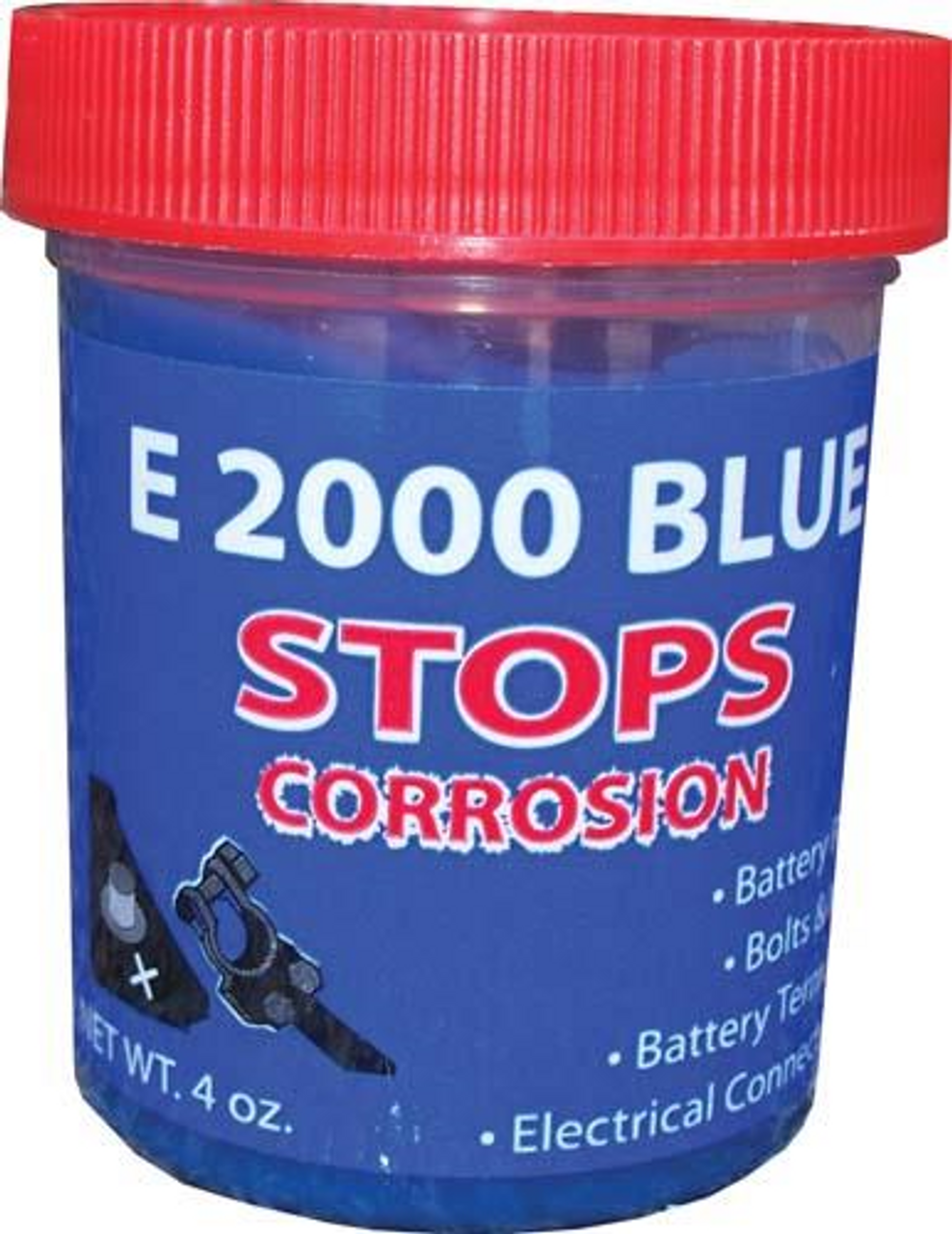 E2000 Blue, 4 Oz Jar with Brush, 31391