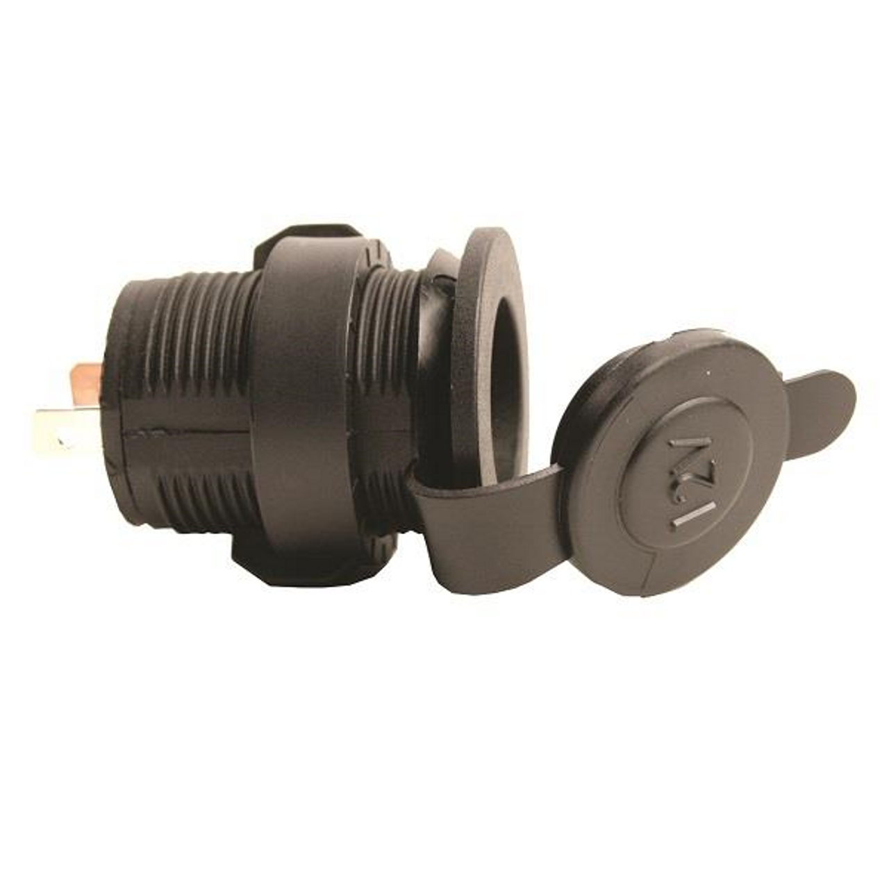 12 Volt Weather Proof Power Port with Quick Nut, 31744