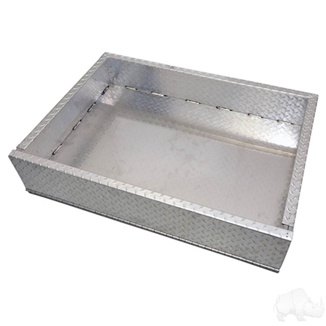 EZGO Marathon Heavy Duty Diamond Plate Aluminum Utility Box Kit, BOX-013A