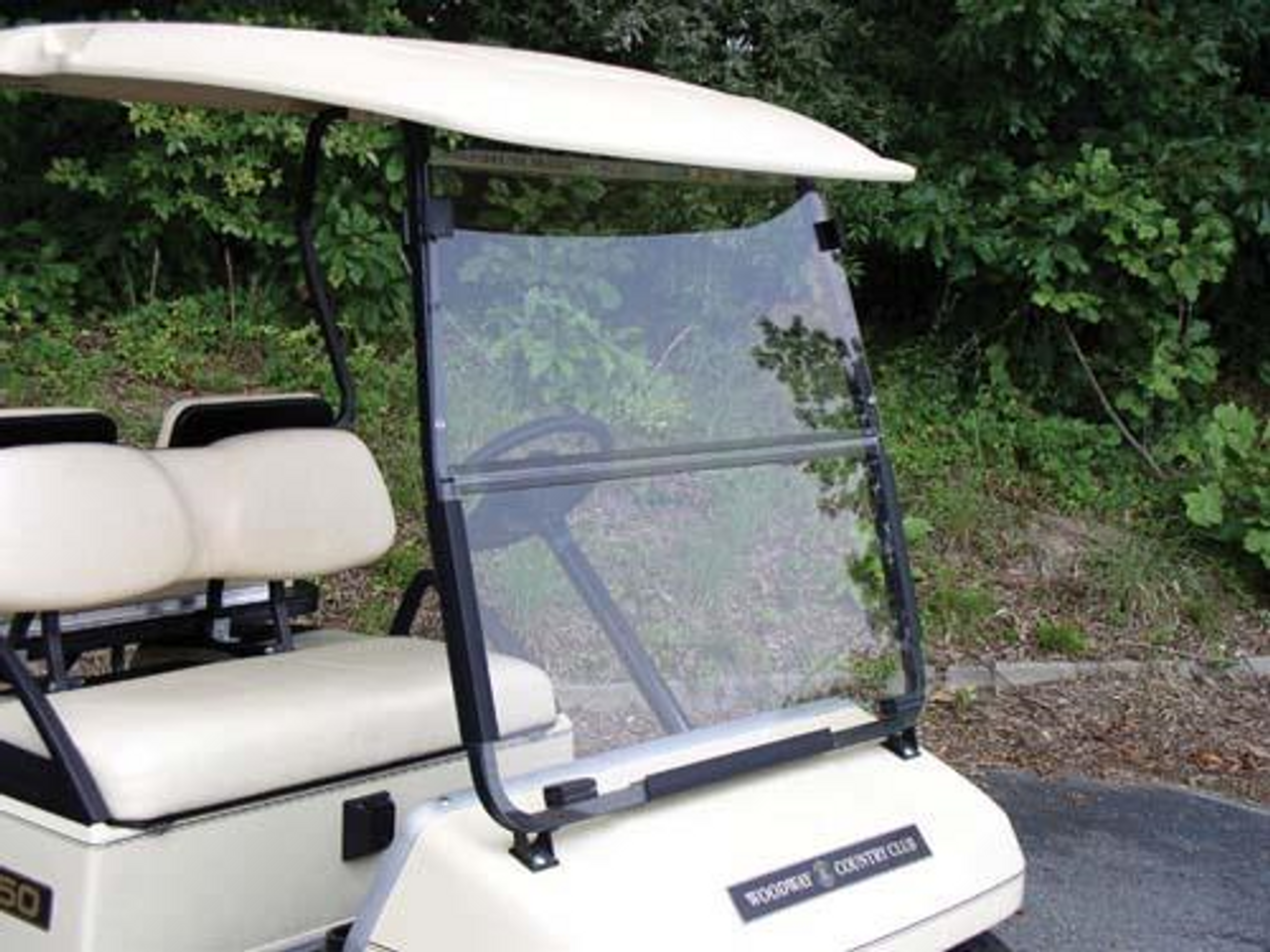 Tinted Folding Windshield Yamaha G22 2003-2007 Golf Cart, 6009, WIN-1017, JU0-K7200-30-00