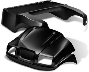 DoubleTake Phantom Golf Cart Body Kit For Club Car Precedent Black