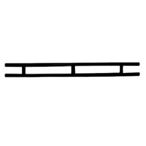 Jakes Matte Black Club Car DS Rear Bumper (1981+), 6272