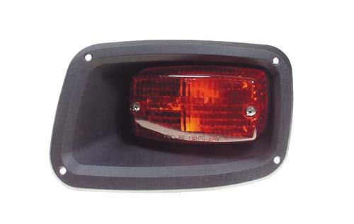 Driver side - Halogen Taillight Mounted In Injection Molded Bezel, 9252