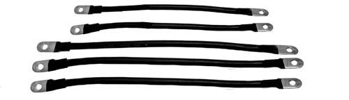 Battery Cable Set 4Ga Yamaha G14-G16, 9340