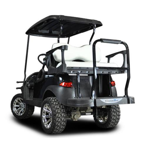 MadJax Genesis 300 with Deluxe White Aluminum Rear Flip Seat - Club Car Precedent 2004-Up, 01-041-201D