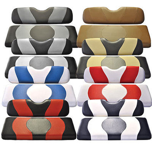 MadJax Genesis 250 with Deluxe White Steel Rear Flip Seat - Club Car Precedent 2004-Up, 01-047-201D