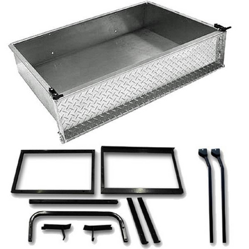 Aluminum Cargo Box Kit GTW Club Car Precedent 2004-Up Golf Cart, 04-053 Aluminum Cargo Box Kit GTW Club Car Precedent 2004-Up Golf Cart, 04-053