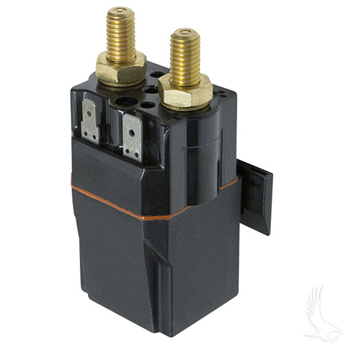 Club Car Precedent Golf Cart Solenoid - 48V Terminal Copper with Slide in Mounting Bracket