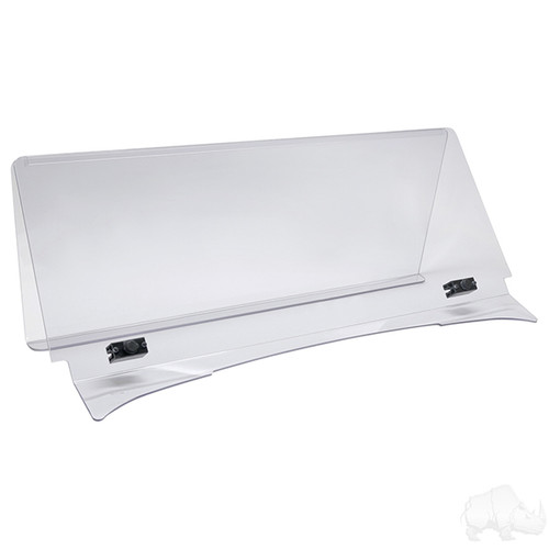 EZGO TXT Golf Cart Deluxe Windshield - 2-Piece Fold Down (1/4") 1995-Up, WIN-3009