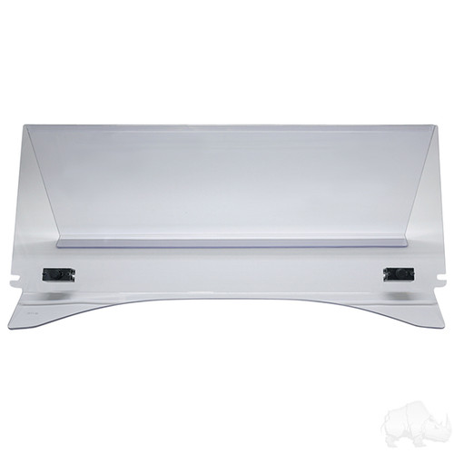 Club Car Precedent/Tempo/Onward Deluxe Windshield - 2-Piece Fold Down (1/4"), WIN-3014