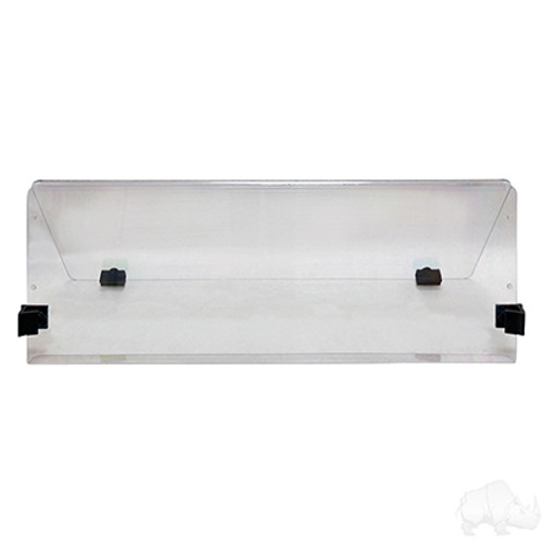 Windshield, Impact Modified Clear 2 Piece, E-Z-Go Marathon 1986-94, WIN-4007