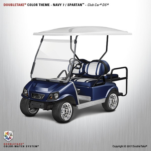 DoubleTake Spartan Golf Cart Body Kit for Club Car DS Navy