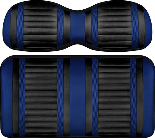 Doubletake Extreme Front Seat Cushion Set Black-Blue, SEAT-DT1212-BBL-CS Doubletake Extreme Front Seat Cushion Set Black-Blue, SEAT-DT1212-BBL-CS