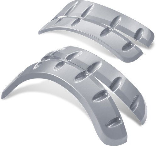 Doubletake Color Matched Fender Flares for Phoenix Body Kit in Silver, FFL-DT0112-SV-FF Doubletake Color Matched Fender Flares for Phoenix Body Kit in Silver, FFL-DT0112-SV-FF