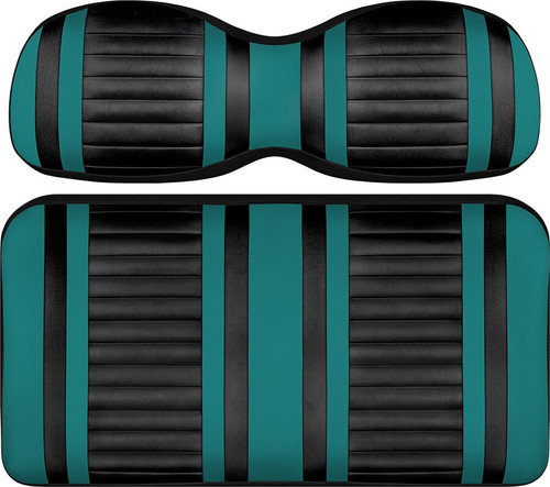Doubletake Extreme Front Seat Cushion Set Black-Teal, SEAT-DT1212-BTL-CS Doubletake Extreme Front Seat Cushion Set Black-Teal, SEAT-DT1212-BTL-CS