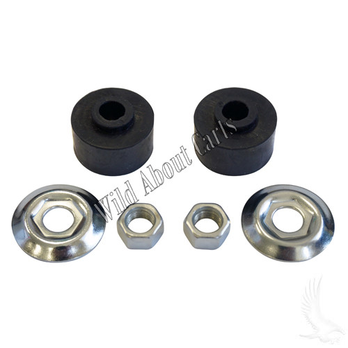 E-Z-Go and Club Car Shock Absorber Bushing Kit, SPN-0009, 1010142, 1010144, 1011415, 10194G1, 10435G1, 5030