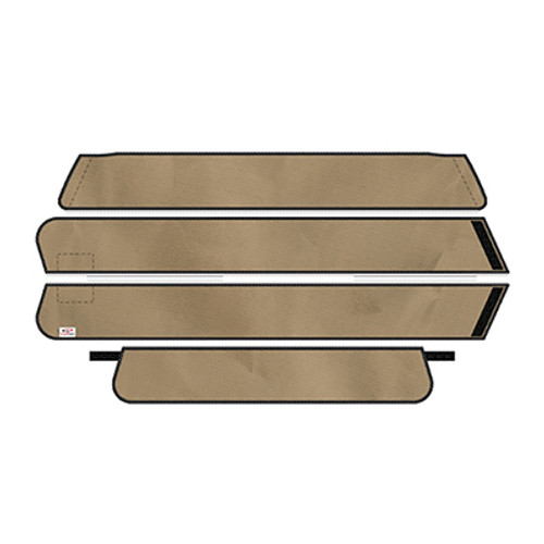 DoubleTake 4 Passenger Valance for Kwick-Track Top in Sand, ENC-DT8020-SD-VAL