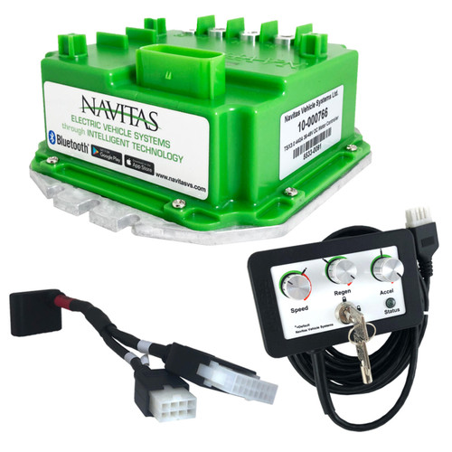 Navitas 600-Amp TSX3.0 Controller Kit w/ On-the-Fly Programmer for EZGO TXT 48V, 25-110