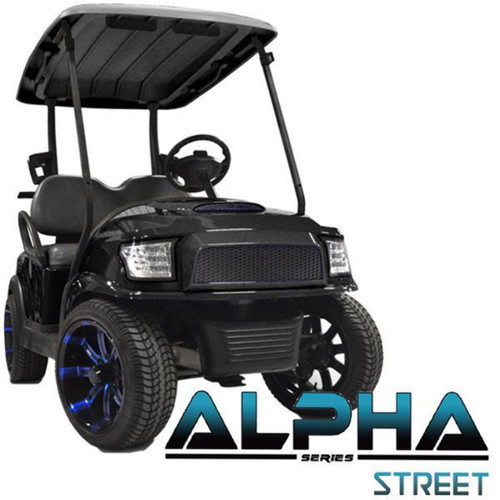 ALPHA Street Front Cowl Kit in Black for Club Car Precedent Golf Cart (2004-Up), 05-028CS ALPHA Street Front Cowl Kit in Black for Club Car Precedent Golf Cart (2004-Up), 05-028CS
