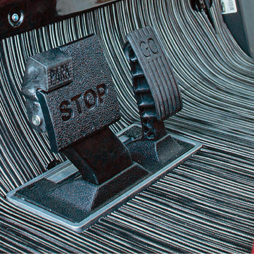 Chilewich Premium E-Z-GO TXT Black Ribweave Floor Mat (2001-2013), 03-150