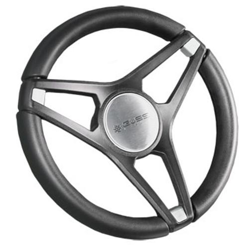 Gussi Molino Black Steering Wheel for E-Z-GO RXV / TXT Golf Cart, 06-142