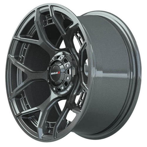 15" MadJax Flow Form Evolution Golf Cart Wheel Gunmetal, 19-264