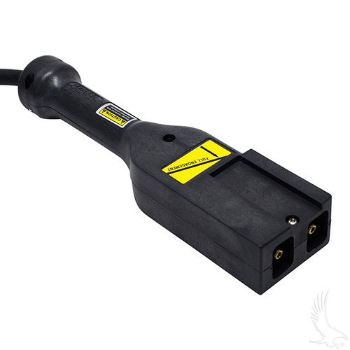 DC Cord, PowerWise 9', EZ-GO Golf Cart 48V Notched Industrial Plug, CGR-160