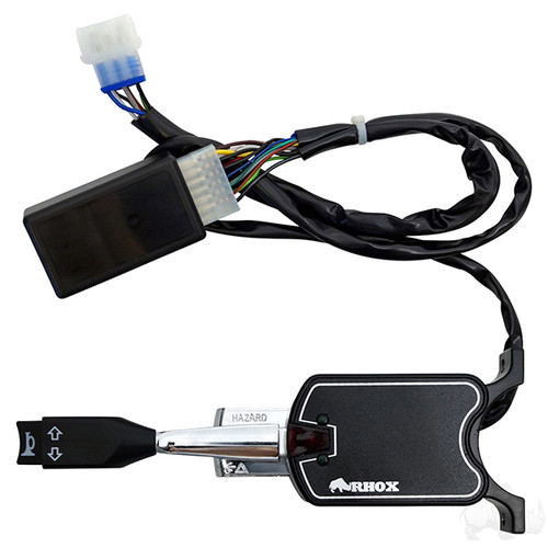 12-48V 7 Wire Golf Cart Turn Signal Switch with Horn Button, LGT-112A