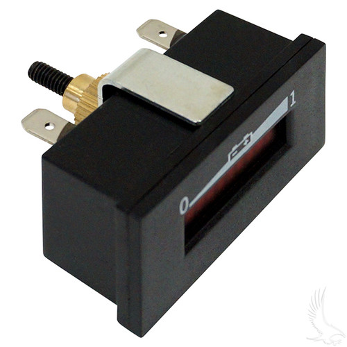 48 Volt Golf Carts Battery Charge Indicator - Horizontal Digital Meter, CGR-109