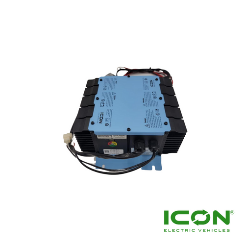 48-Volt Bluetooth Programmable Battery Charger for ICON Golf Carts, CHGR-707-IC, 3.03.009.000123, 3.202.09.000143 48-Volt Bluetooth Programmable Battery Charger for ICON Golf Carts, CHGR-707-IC, 3.03.009.000123, 3.202.09.000143