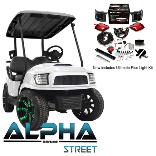 Club Car Precedent/Tempo Golf Cart ALPHA Street Body Kit in White (2004-Up), 05-029KS Club Car Precedent/Tempo Golf Cart ALPHA Street Body Kit in White (2004-Up), 05-029KS