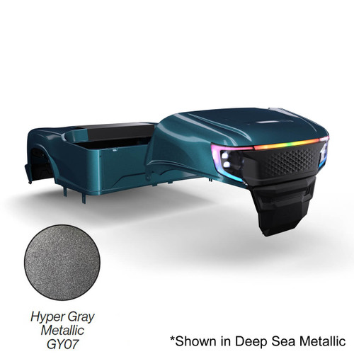 MadJax APEX Hyper Gray Metallic Body Kit for E-Z-GO RXV 2008-Up Golf Cart, 05-268-GY07