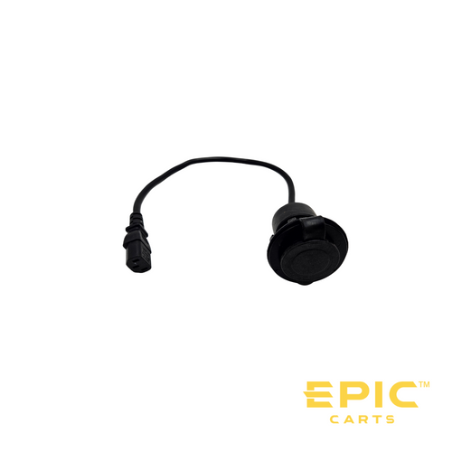 Charger Port Receptacle for EPIC Golf Cart, CHGR-EP205, 3202100001