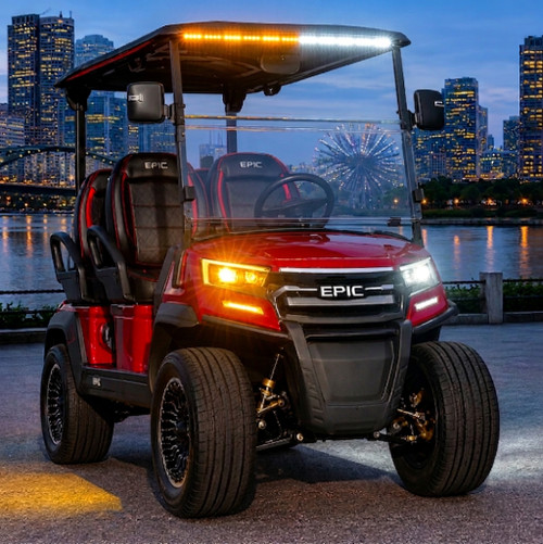 Security Lights for EPIC E20FX, E40FX and E60FX Golf Carts (LIGHT-EPFX556)